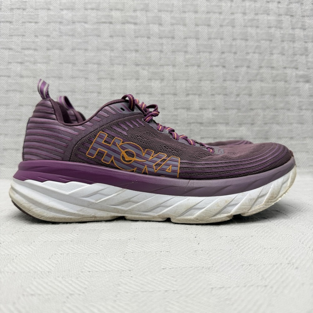 Hoka One Bondi 6 Purple Womens Size‎ 9 Running Shoes